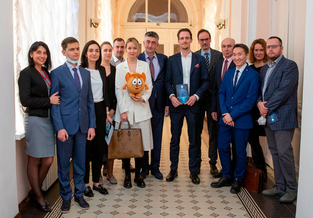 Австрийская делегация посетила ЛОР НИИ