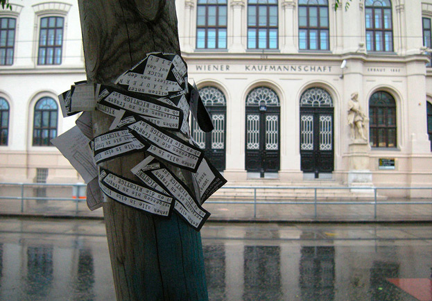 Street Art. “Pick your own poem”